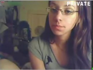 Cute 18yo Teen Girl With Glasses Loves Anal Sex
