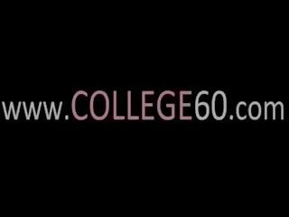 Two Horny College Girls Gagging Dick