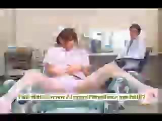 Akiho yoshizawa sexy aziatike infermiere gëzon ngacmim the doktori