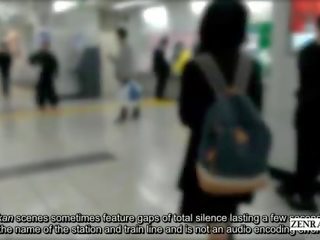 Japońskie uczennica prawdziwy chikan pociąg doświadczenie