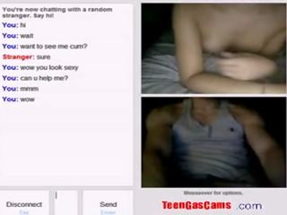 Gal asiatisk omegle camslut og henne brush