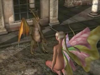 3d анімація: fairy і dragon