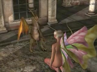 3D Animation: Fairy and Dragon